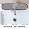 Table Mats 2 Pcs Faucet Splash Cover Backsplash Protector Kitchen Supplies Washable Sink Fiber Pads Draining Mat For Sponge Tap