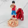 Figury zabawek akcji jeden kawałek animacja Luffy Roronoa Zoro Kimono Wersja bitewna Figurki Model Ozdoby Tide Zagraj w zabawie prezent Y240415