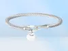 Brazaletes de diseño clásico de brazalete colgan colgantes de durazno de durazno pulseras para mujeres joyas de cable de acero inoxidable amor pulsera regalo2197376