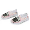 Casual Shoes InstantArts Grey Border Terrier Floral Print Lätt och andas sommarmaskskor HUND