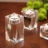 Bougeoirs Centres de mariage en cristal européen pour tables candelabros décorativos de velas chandelles de bougies décor
