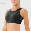 Crop Women Lu Align Top Traceless Racerback Yoga Black Sports Bh Sexig Gym Tank Topps Träning Fiess Dry Cami S Lemon Gym Running Workout