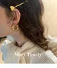 Kolczyki stadnorskie europejskie i amerykańskie eleganckie mody złoty kolor nieregularny Pearl Ear luksusowy akcesorium biżuterii