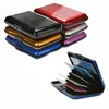 1 Pc Hard Men Aluminum Bank Card Holder Blocking Hard Case Wallet Solid Credit Card Anti-RFID Scanning Protect Card Holder a6l9#