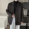 Trajes para hombres 2024 chaqueta de traje de alta gama de primavera Diseño plisado de moda