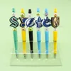 factory direct sale style PVCBead Pens Decorative mermaid PVCPens Gift diy Chs Ballpoint Pens