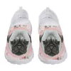 Chaussures décontractées Instantarts Gris Border Terrier Imprimé floral léger et respirant Summer Mesh Shoespet chien Home