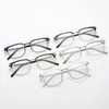 Retro Eyebrow Glasses Frame Anti Blue Light Myopia Eyeglasses Casual Half Frames Men Design Classic Flat Female 240410