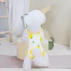 Katze Kostüme Kastrierung der Wiederherstellung Anzug Haustier für kleine Hundekätzchen Anti-Lick-Jumpsuit mit Erdbeerpuppen