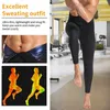 Body's Body Shapers Burvogue Sauna Sude Pants for Men Leggings Compression Hight Waist Workout