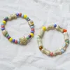 Bangle Colorful Ceramic Beads Bracelets Handmade Artware Dopamine Bracelet Jewelry