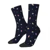Men's Socks Planets And Stars In Space Pattern Lgbt Male Mens Women Autumn Stockings Harajuku