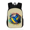 School Bags Football Youth Backpack Children's Soccerly Printed Bag Boys Girls Large-capacity Storage Computer Beautiful Gifts