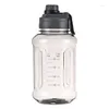 Water Bottles 1.5/ 2.1 Liter Large Capacity Sports Bottle With Scale Outdoor Fitness Gym Portable Cups Bucket BPA Free