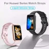 화웨이 밴드를위한 실리콘 스트랩 8 9 소프트 케이스 교체 watchband 액세서리와 함께 Beacelet Huawei Band 9 Sport Strap