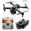 Drony S19 Pro Drone Professional 8K Dual Camera Optyczna regulacja przepływu elektrycznego Unikanie Unikanie Aerial Fotografia Dron samolotu 24416