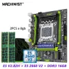 Madri macchinisti v2.82h x79 scheda madre LGA 2011 kit set Intel Xeon E5 2660 V2 Cup Processore + DDR3 2pcs*8 GB RAM Memoria Combo USB3.0