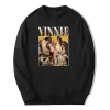 Vinnie hacker merch grafisk hoodie kvinnor män o-hals långärmad crewneck sweatshirt vintage casual tracksuit hip hop kläder