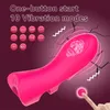 Siliconen vinger G Spot Vibrator Seksspeeltjes voor vrouwen Masturbatie Clitoris Massage 10 Modi trilden eierparen flirten spellen 240408