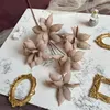 Dekorative Blumen 5 Kopf Künstliche Orchideen Hochzeitshalle Pfingstrose Deckenblumenarrangement Home Wohnzimmer gefälschte Dekor -Pographie Requisiten