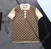Классические мужчины Поло Рубашка Дизайнер летние мужские рубашки роскошные бренд-бренд-рубашка для рубашки для бизнеса, повседневная футболка