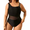 2024 NYA FAT MM MESH SEXY SLIM FIT Women's One Piece Oversize Baddräkt Bikini F41637
