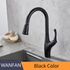 Kitchen Faucets Shinny Gold Faucet Pull Out Sink Water Tap Single Handle Mixer 360 Rotation Shower 866113