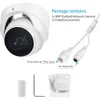 Dahua Poe Security Dome Survering Camera IP Camera Outdoor Home Camera 5 Million Pixel Infrared Network Camera avec microphone H265C ODECI Ntelligentd Esectioni P671 66F