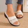 Slippers Wedge Sandals femininas Peep thue the wide thread for Royal Party Saltos confortáveis