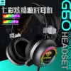 Cracking G60 Esports Wearable Live Cable RGB7.1 Chicken Eating Anti Noise Game Earphone Bag