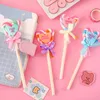 Pièce kawaii scolaire Supply Office papeterie Ballpoint Creative Creative Love Love Lollipop Sweet Candy Style drôle de beaux stylos