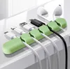 5 Slots Cable Organizer USB Cord Winder Management Clips Holder 3m lijm voor telefoonlaadkoord kabel data lijn oortelefoon muis org2570334