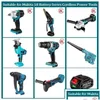 Power Tool Sets Brushless Electric Impact Wrench /Angle Grinder/ Hammer/Electric Blower/Reciprocating Chain Saw Series Bare Tools Dr Dhpto