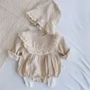 Girl Kid Simple Solid Bodysuit Baby Compo