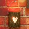 Candle Holders Snowflake Heart Star Pine Tree Shape Romantic Tea Light Wood Cut Out Tealight Holder For Home Decoration