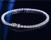 Knobspin Real 4mm Moissanite Sparkling Full Diamond Gra 925 Sterling Silver Wedding Engagement Party Jewelry Bracelets for Woman595190262