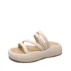 2024 Designer household Scuffs slippers slides women sandals black green white womens bowknot scuffs size 35-40 GAI