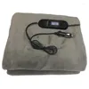 Blankets Car Mounted Electric Blanket Sleeper Mat For Large Trucks Waterproof Heating Pad 12V Heated Seat Cushion