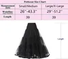 Ethnic Clothing 100CM Long Petticoat Ruffled Crinoline Vintage Wedding Bridal For Dresses Underskirt Rockabilly Tutu