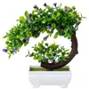 Fiori decorativi mini piante artificiali bonsai simulato albero in vaso ornamenti tavolo da tavolo da artificielle tuin decoratie