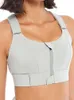 Sports Align Bras Lu Tights Women Crop Top Yoga Vest Front Zipper Adjustable Strap Shockproof Gym Fiess Athletic Brassiere siere Lemon Gym R