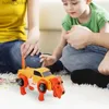 Toys enroulés Conversion automatique des jouets horloges chiens voitures