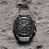 Hot Selling Par Watch in Foreign Trade, Moon Co märkt Space Lunar Mission Six Needle Timing Quartz Watch