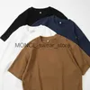 T-shirts masculins 2023 Nouveau t-shirt de couleur de couleur de Waffle Biscuit adaptée aux couples Simple Style japonais Round Coul Labré Vernite à manches courtes H240416