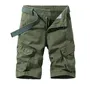 Mens Military Cargo Shorts Army Camouflage Tactical Joggers Män bomull Löst arbete Casual Short Pants Plus Size 240416