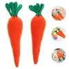 Fiori decorativi 2 pezzi decorazione pasquale di carota artificiale simulazione di simulazione cornali carote di stoffa