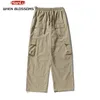 Pantalones para hombres Spring Outdoor Multi Pocket Trabajo de paracaídas de talla de talla de mayor Tamaño Hip Hop Casual