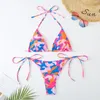 Damskie stroje kąpielowe seksowne kamuflaż mikro bikini 2024 Kobiety kostium kąpielowy Kobiet String Bikinis Zestaw Brazylijski plaż