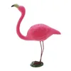 Trädgårdsdekorationer rosröd look upp/ner plast flamingo gård gräsmatta dekor