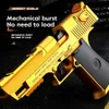 Gun Toys Desert Eagle - Black Automatic Shell Wyrzucanie Pistolet Bur Burst Soft Bullet Pistol Boys Prezent Outdoor Game 240417